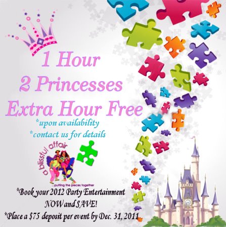 Blissful Affairs: Princess Parties