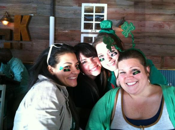 The Girls on St. Paddy's Day